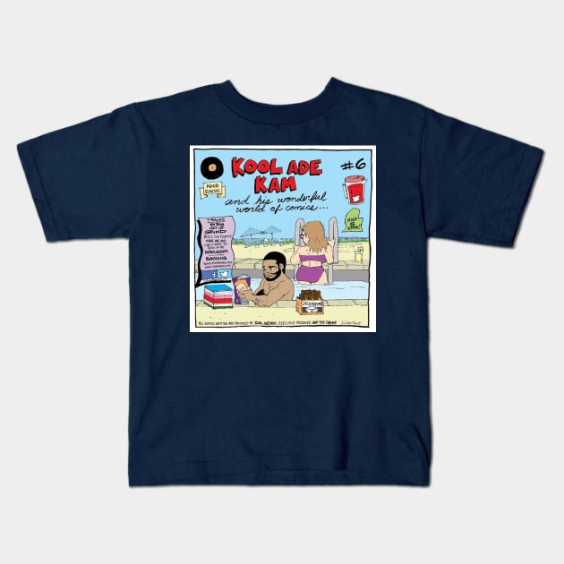 Support Kam Komics:  Kool Ade Kam and his wonderful world of comics... Kids T-Shirt by Kam Komics 